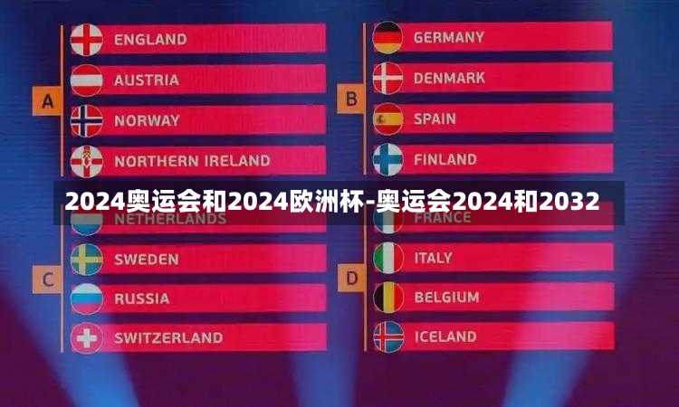 2024奥运会和2024欧洲杯-奥运会2024和2032