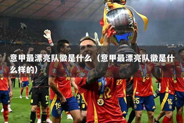 意甲最漂亮队徽是什么（意甲最漂亮队徽是什么样的）