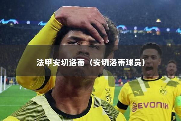 法甲安切洛蒂（安切洛蒂球员）
